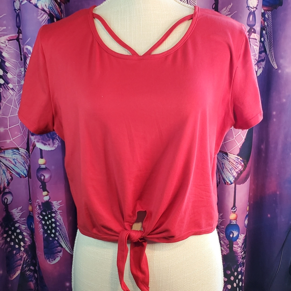 Red beautiful top